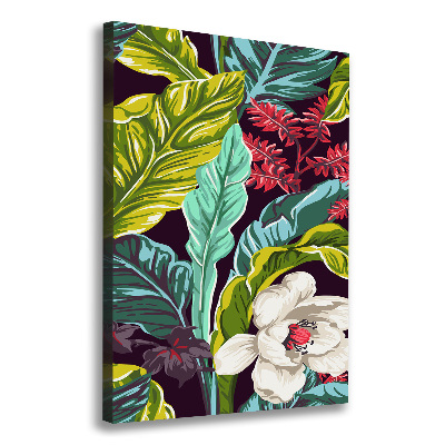 Tableau toile imprimée Plantes tropicales