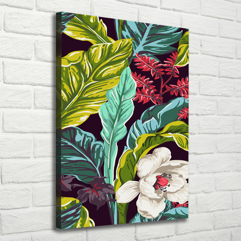 Tableau toile imprimée Plantes tropicales