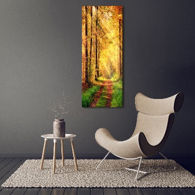 Tableau imprimé sur toile Forêt à l'automne