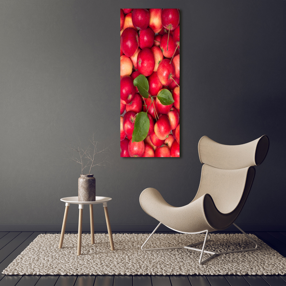 Tableau mural sur toile Pommes rouges