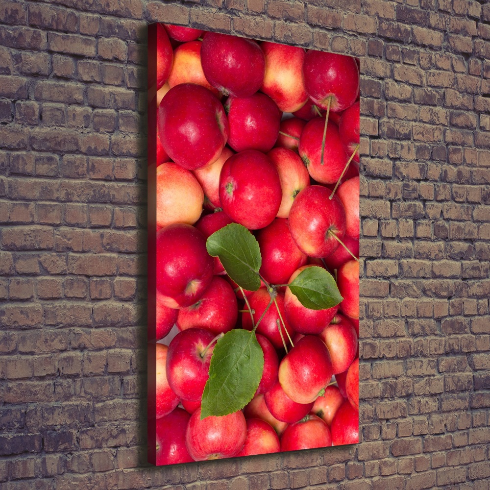 Tableau mural sur toile Pommes rouges