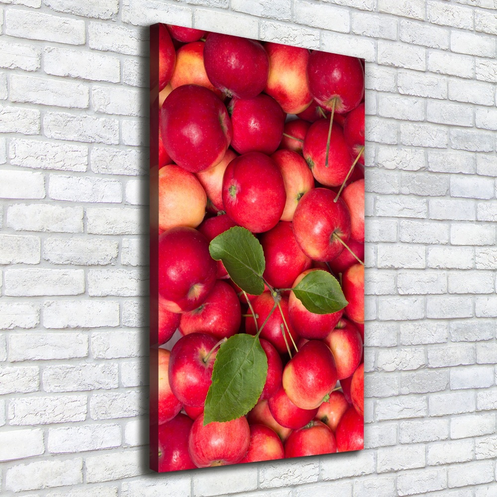 Tableau mural sur toile Pommes rouges