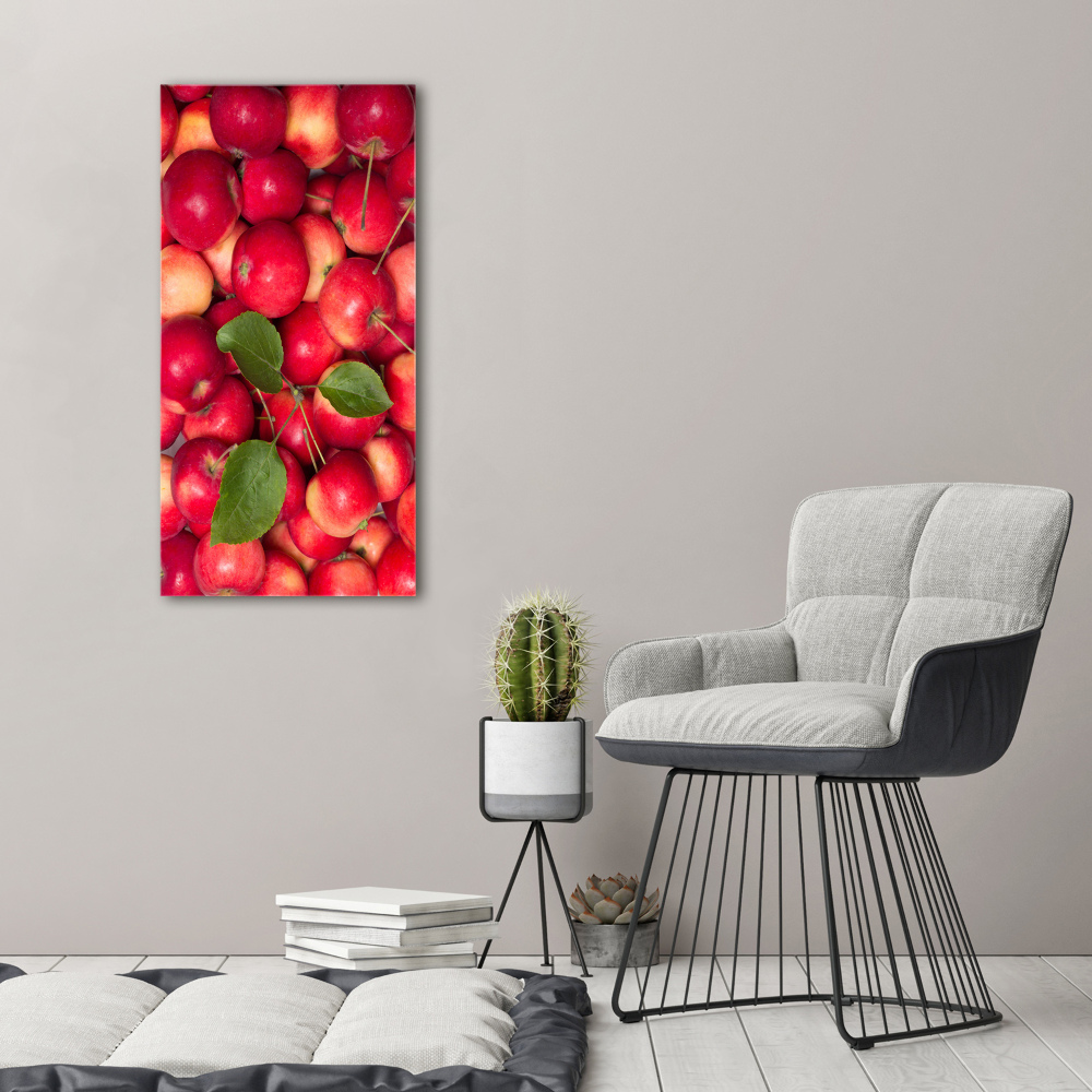 Tableau mural sur toile Pommes rouges