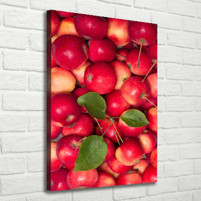 Tableau mural sur toile Pommes rouges