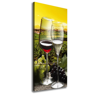 Tableau imprimé sur toile Vin et raisins