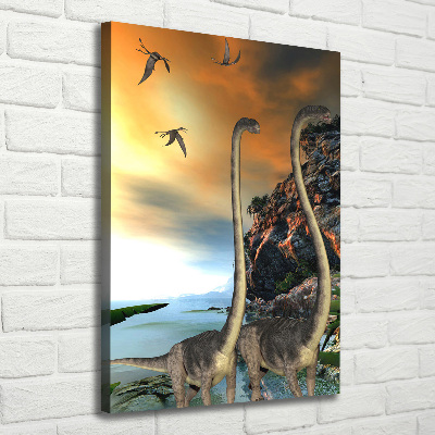 Tableau mural sur toile Dinosaures