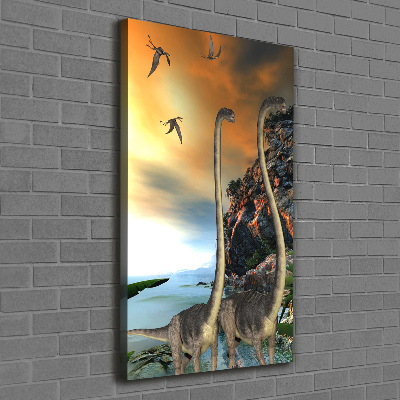 Tableau mural sur toile Dinosaures