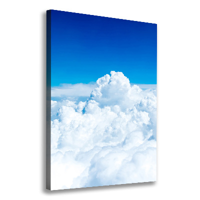 Tableau sur toile Vol au-dessus des nuages