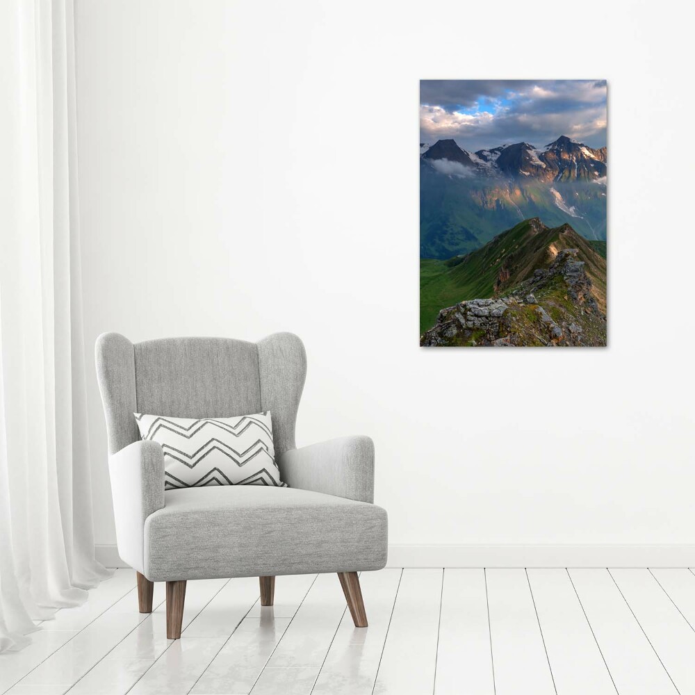 Tableau sur toile Pics montagneux