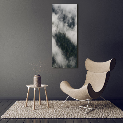 Tableau mural sur toile Nuage au-dessus de la forêt