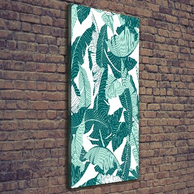 Tableau photo sur toile Feuilles tropicales plantes