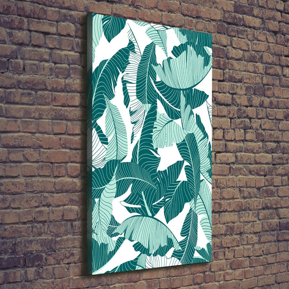 Tableau photo sur toile Feuilles tropicales plantes