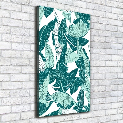 Tableau photo sur toile Feuilles tropicales plantes