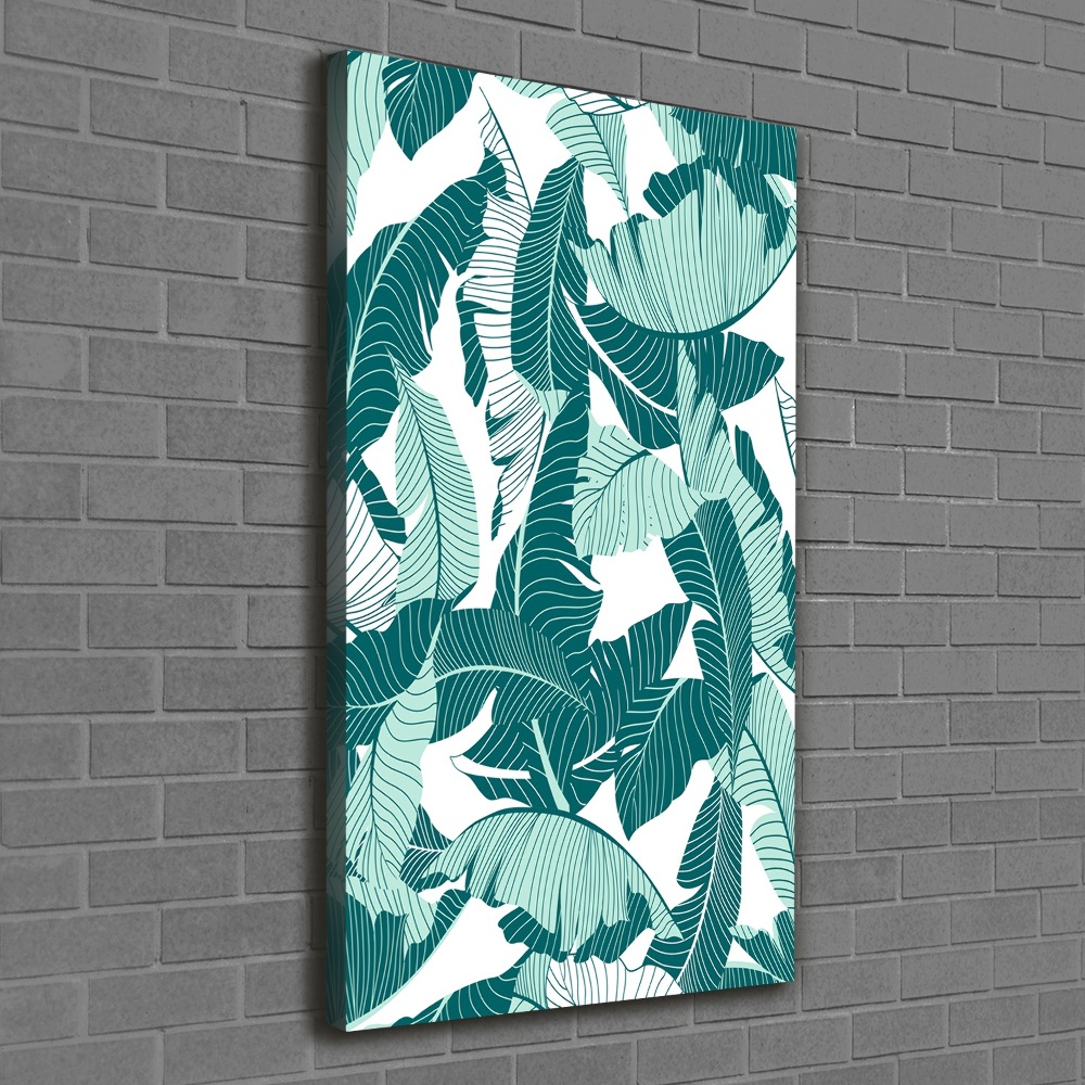 Tableau photo sur toile Feuilles tropicales plantes