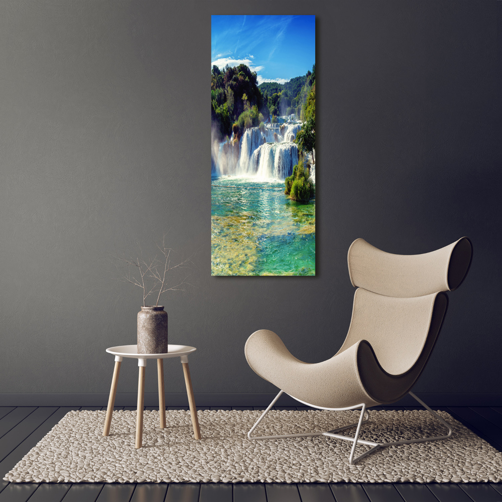 Tableau photo sur toile Chute d'eau de Krka