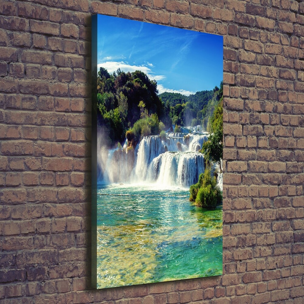 Tableau photo sur toile Chute d'eau de Krka