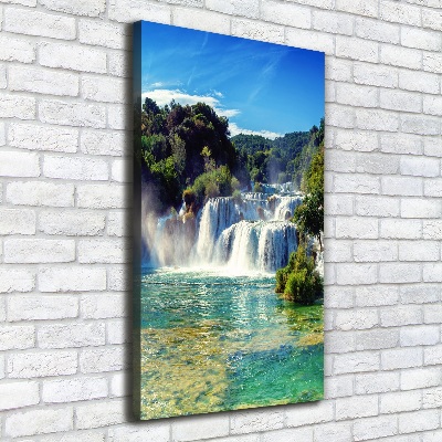 Tableau photo sur toile Chute d'eau de Krka