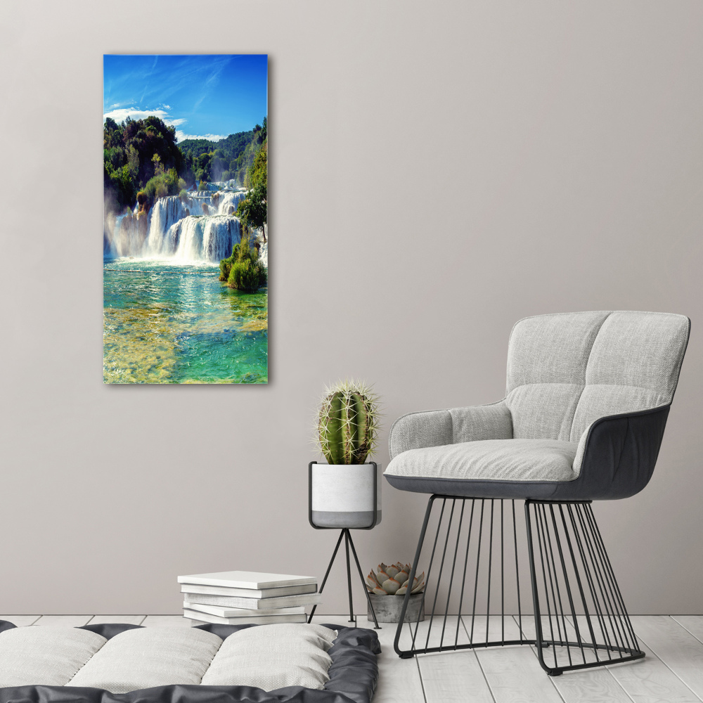 Tableau photo sur toile Chute d'eau de Krka