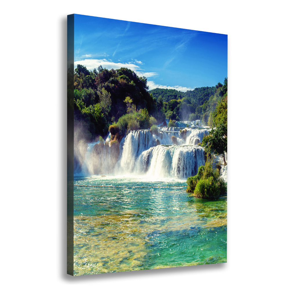 Tableau photo sur toile Chute d'eau de Krka