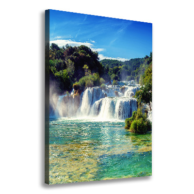 Tableau photo sur toile Chute d'eau de Krka