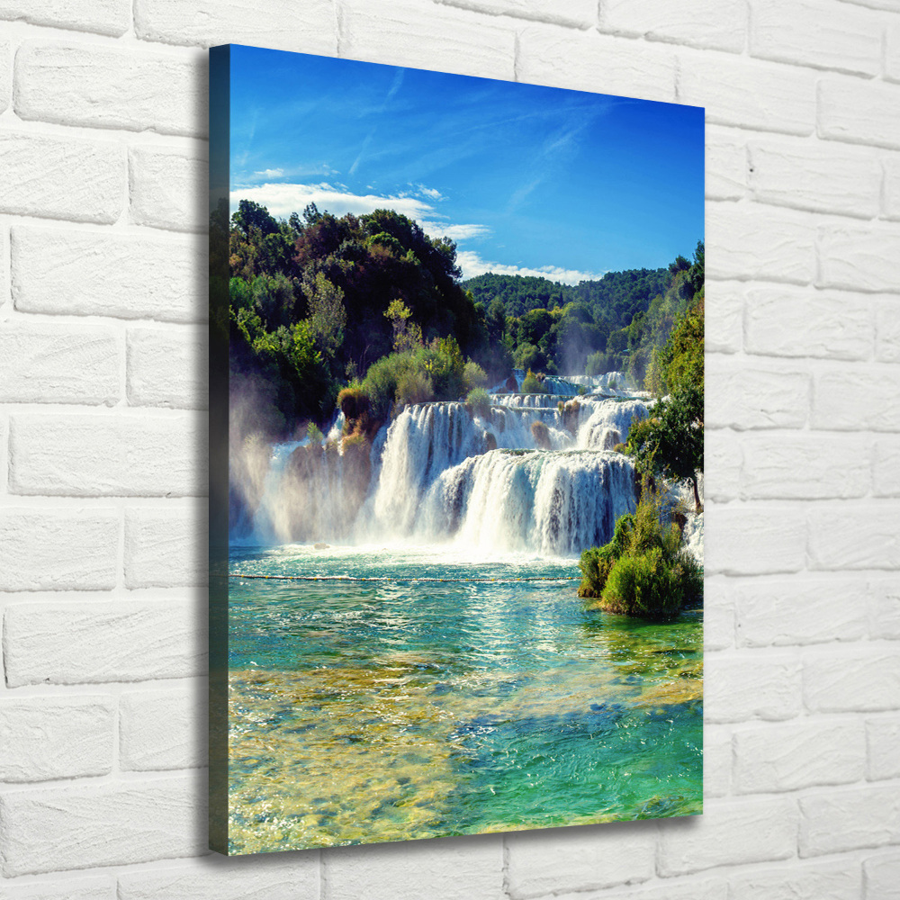 Tableau photo sur toile Chute d'eau de Krka