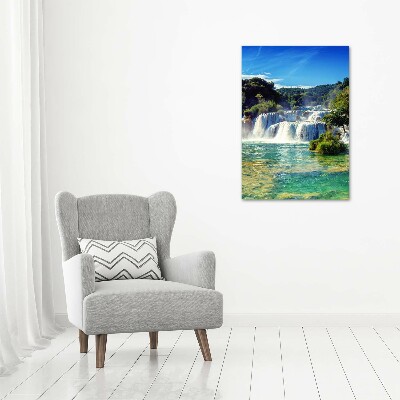 Tableau photo sur toile Chute d'eau de Krka