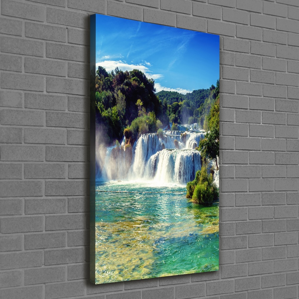 Tableau photo sur toile Chute d'eau de Krka