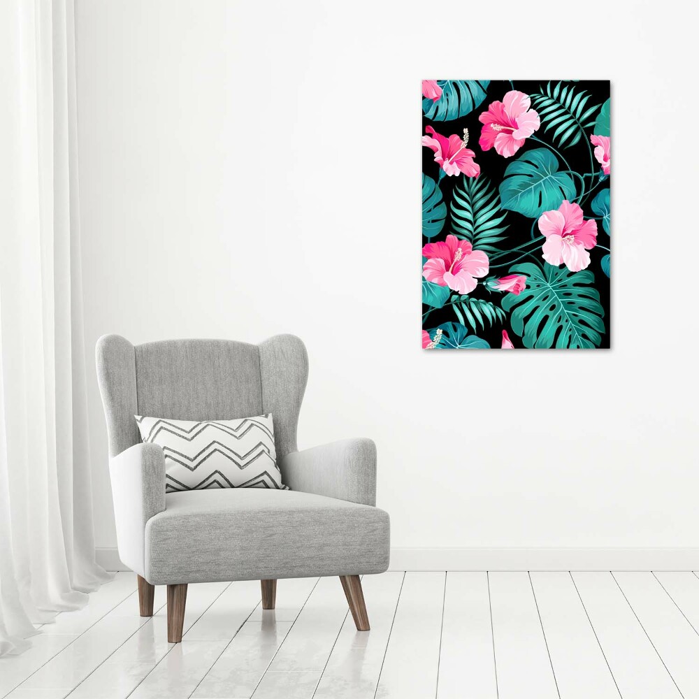 Tableau mural sur toile Les fleurs hawaïennes