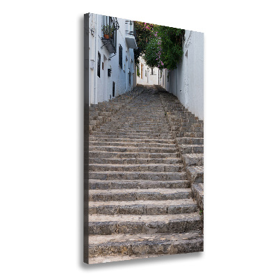 Tableau sur toile Escalier en pierre