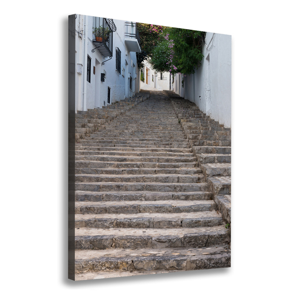 Tableau sur toile Escalier en pierre