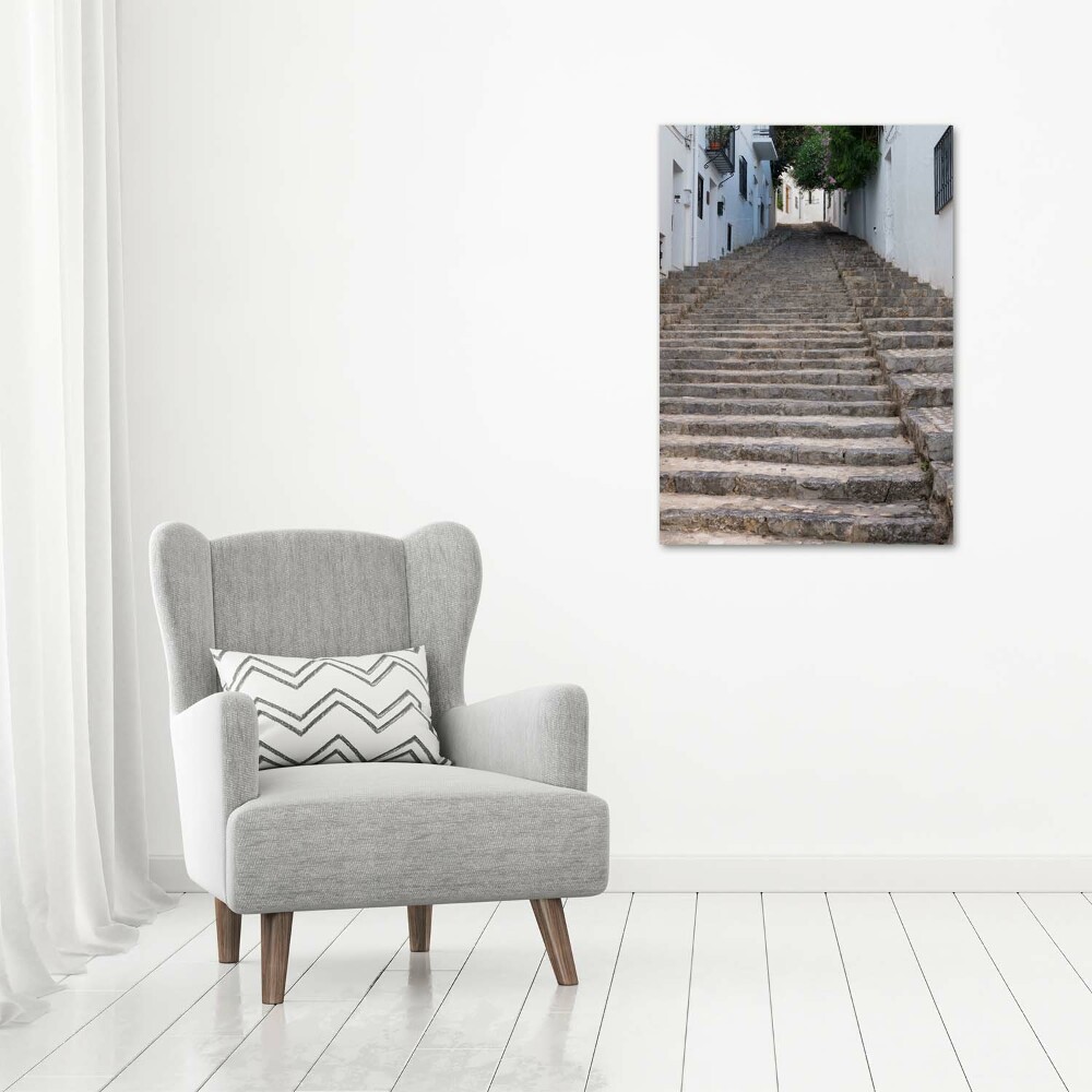 Tableau sur toile Escalier en pierre