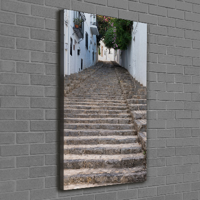 Tableau sur toile Escalier en pierre