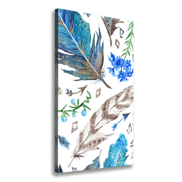 Plumes et fleurs