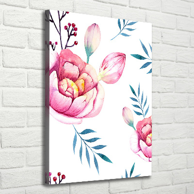 Tableau photo sur toile Pivoines