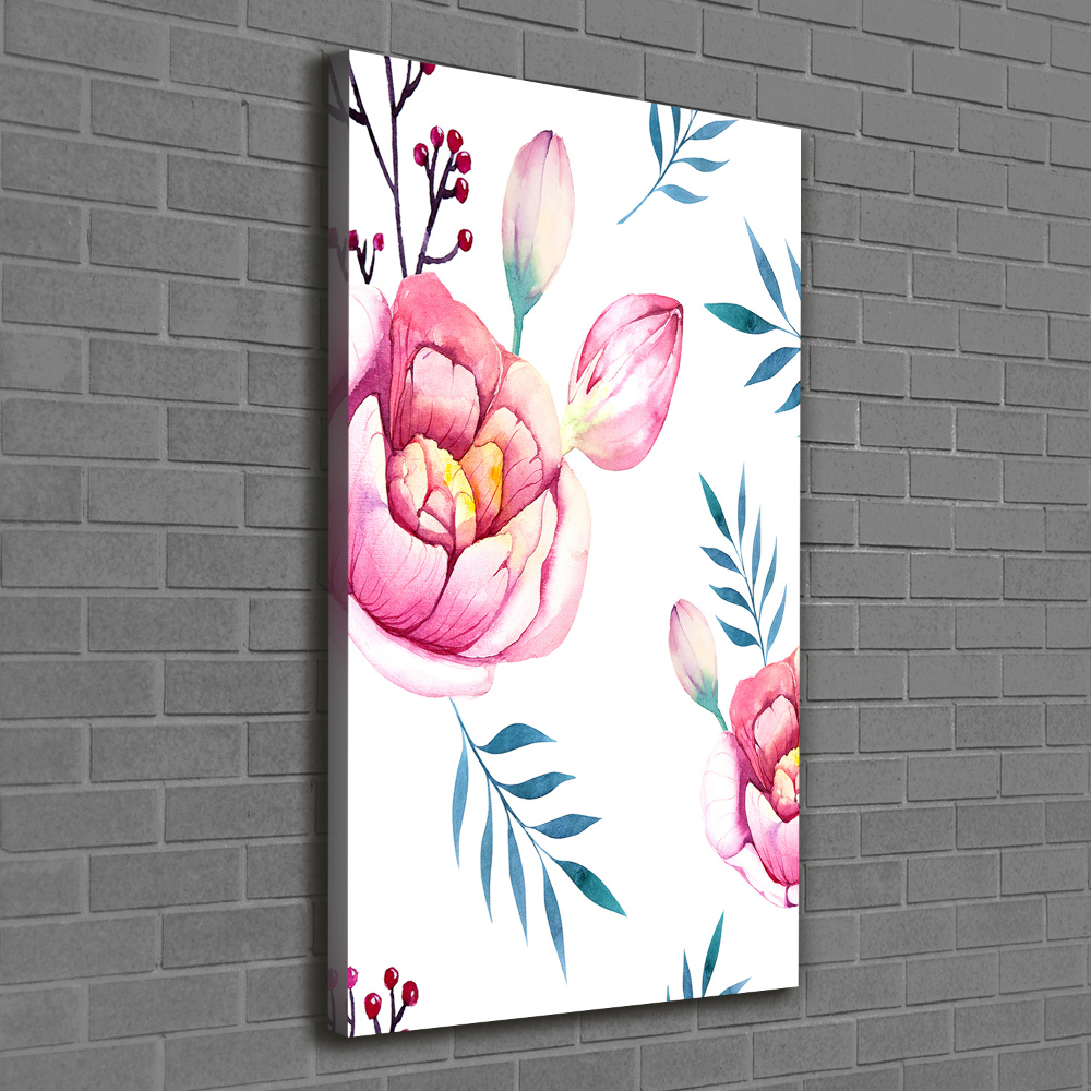 Tableau photo sur toile Pivoines