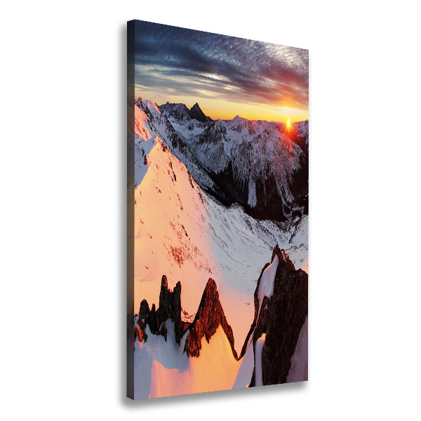 Montagnes en hiver