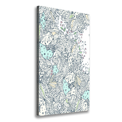 Tableau imprimé sur toile Design floral