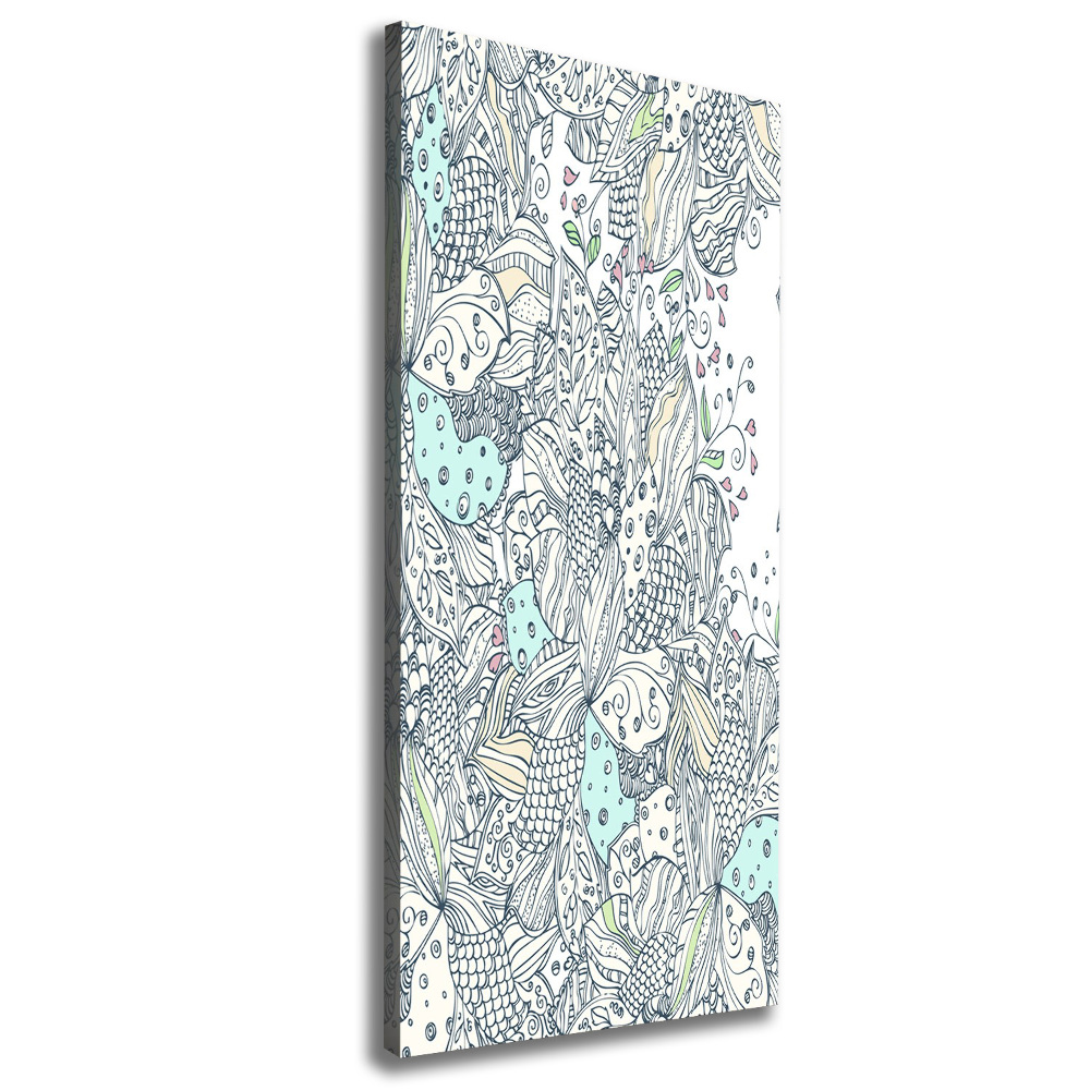 Tableau imprimé sur toile Design floral