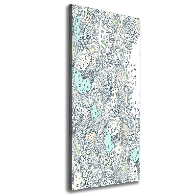 Tableau imprimé sur toile Design floral