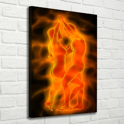 Tableau toile imprimée Couple de danseurs