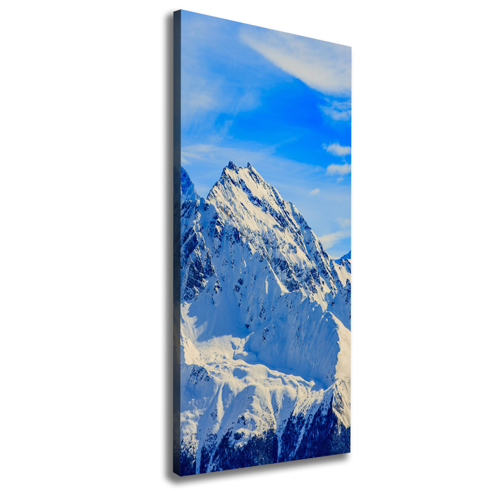 Tableau toile imprimée Montagnes en hiver