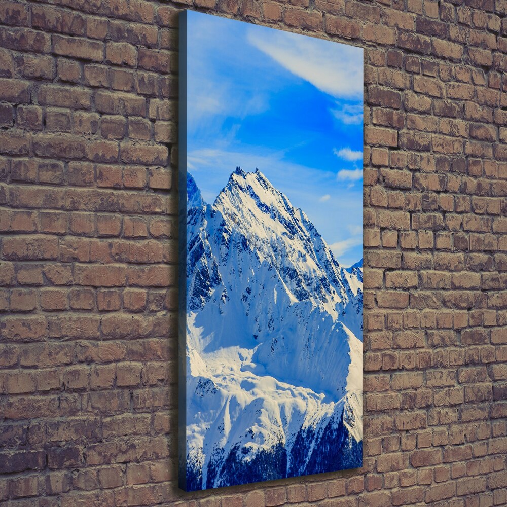 Tableau toile imprimée Montagnes en hiver