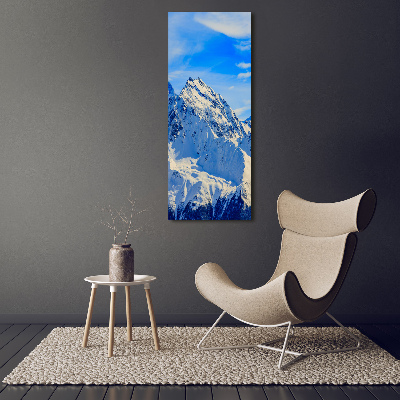 Tableau toile imprimée Montagnes en hiver