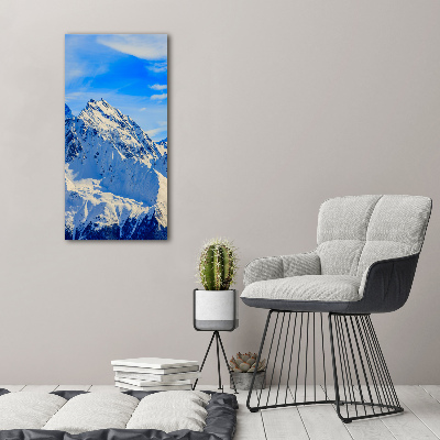 Tableau toile imprimée Montagnes en hiver