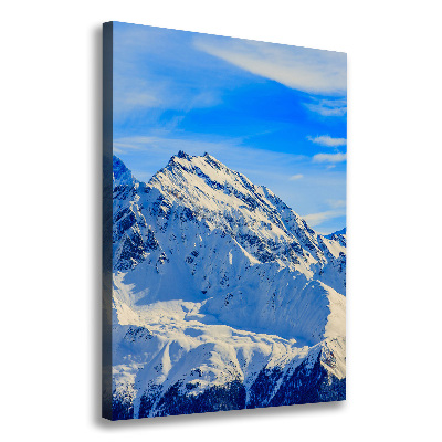 Tableau toile imprimée Montagnes en hiver