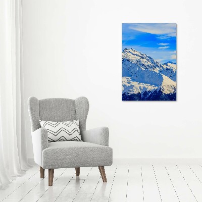 Tableau toile imprimée Montagnes en hiver