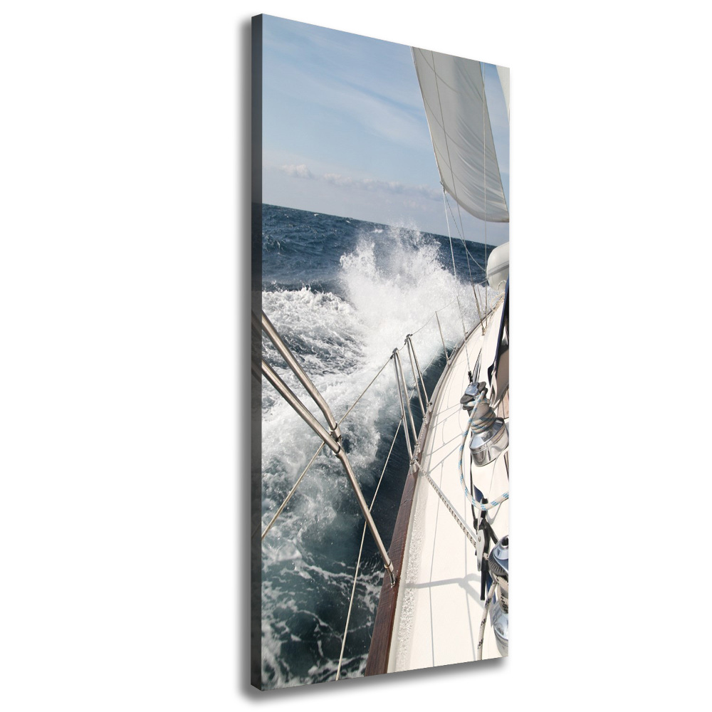 Tableau sur toile Yacht en mer