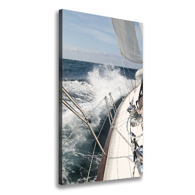 Tableau sur toile Yacht en mer