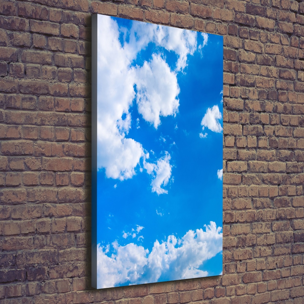 Tableau sur toile Des nuages dans le ciel