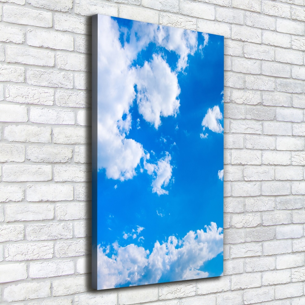 Tableau sur toile Des nuages dans le ciel